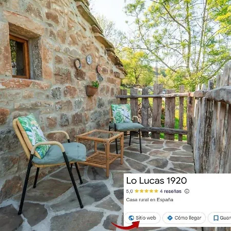 Hébergement de vacances Vivienda Pasiega Lo Lucas 1920